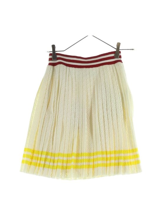 Gucci Dresses & Skirts - Gucci Adidas Cotton Knit Knitted Pleated Skirt Ivory